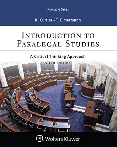 introduction to paralegal studies a critical thinking approach pdf